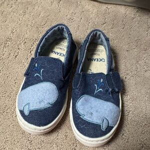 Toms child whale shoes